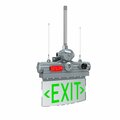 Aleddra Exit Sign Explosion Proof LightJ-Series, Green, 3-Watt EX-3W JNGD180 (Green)